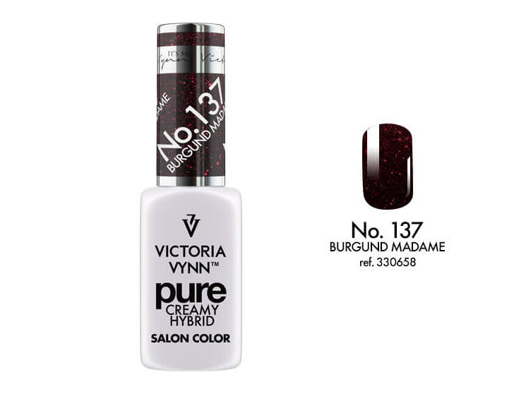 VICTORIA VYNN Pure Hybrid No.137 Burgund Madame- 8ml