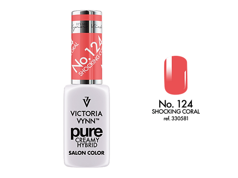 VICTORIA VYNN Pure Hybrid No.124 Shocking Coral - 8ml