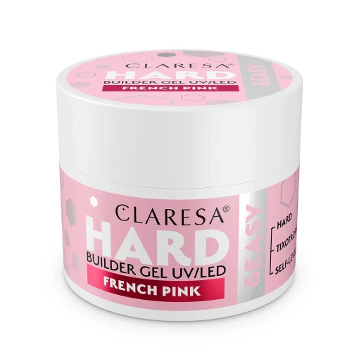 Claresa HARD&EASY Builder Gel FRENCH PINK 45g
