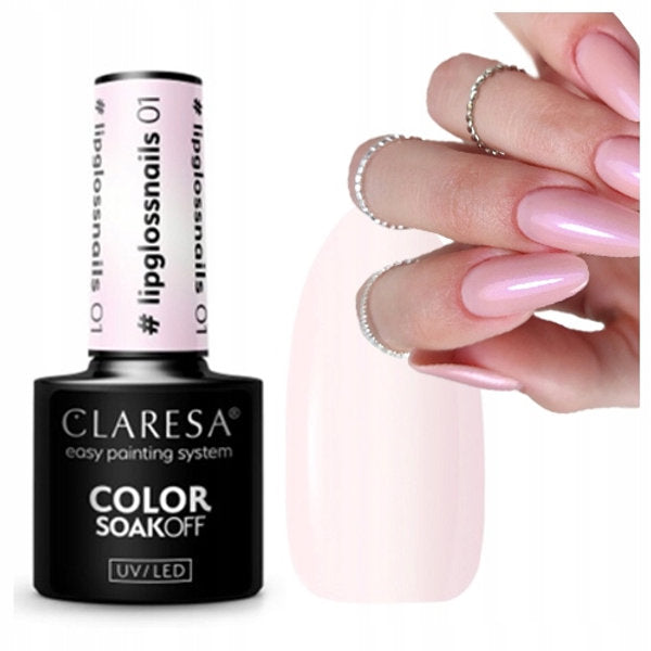 Claresa #LIPGLOSSNAILS 01 Gel Polish 5 ml