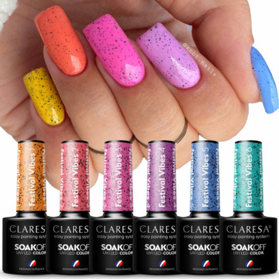 Claresa FESTIVAL VIBES 4 gel polish 5 g