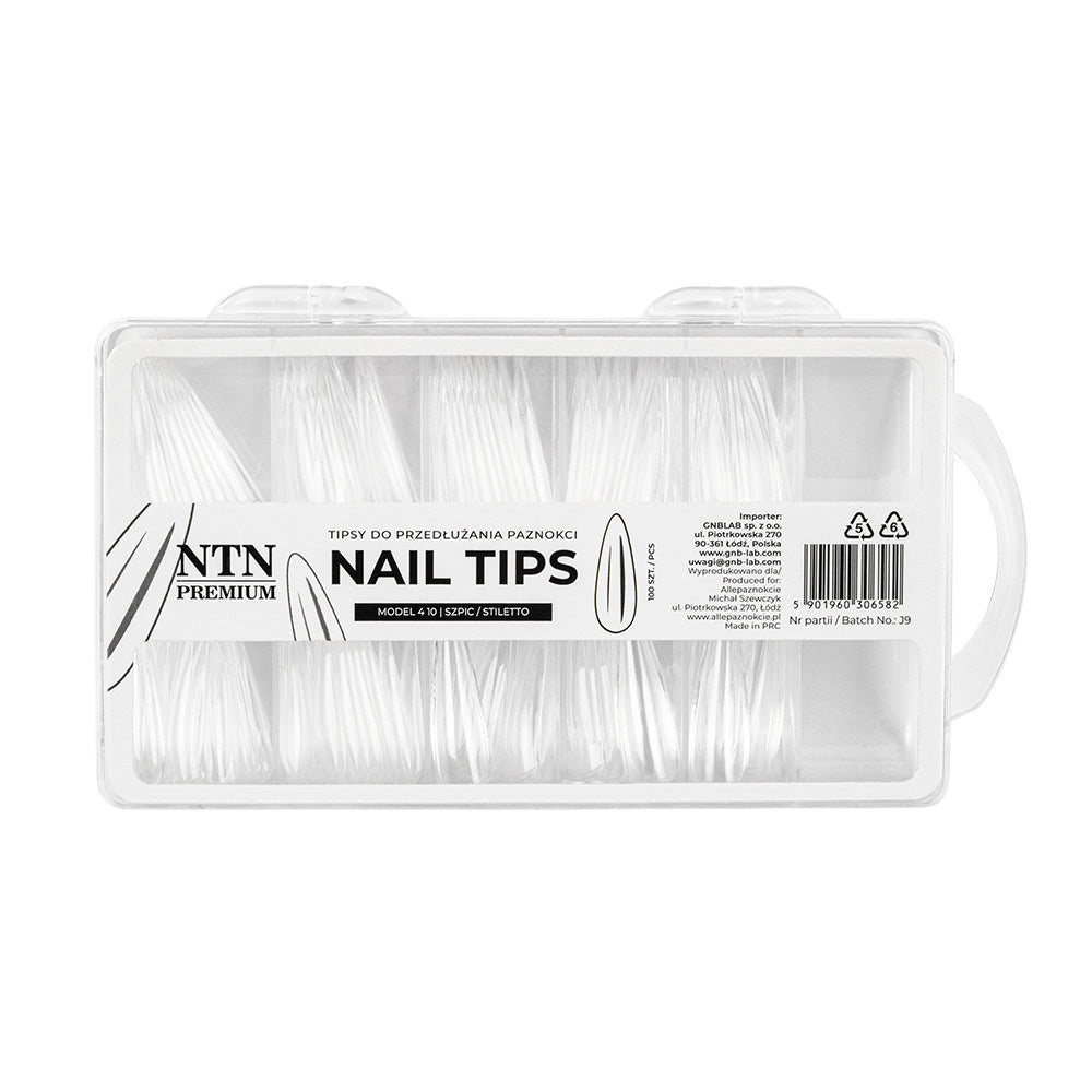 Nail Tips Premium Almond tips for quick nail extensions 100 pcs