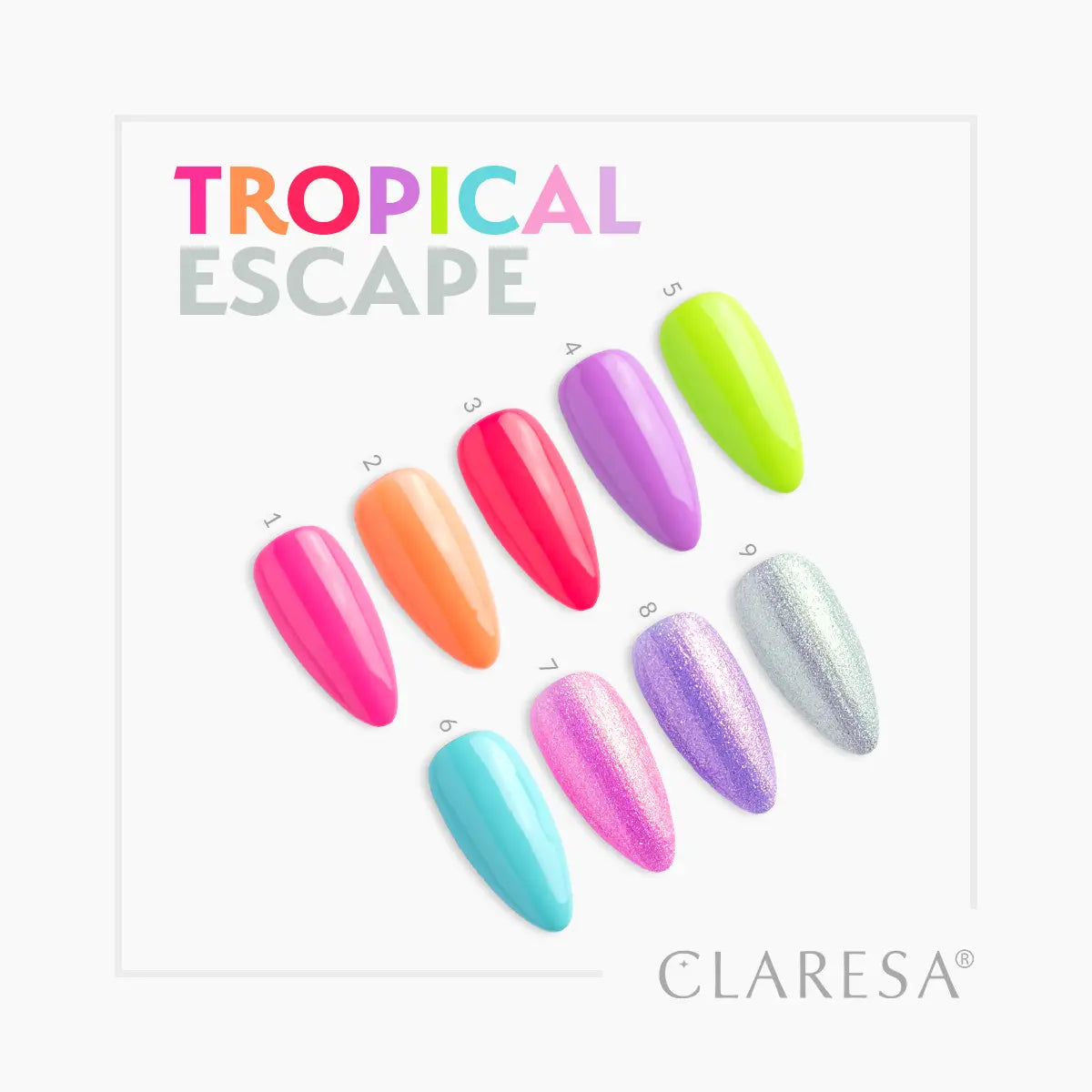 Claresa TROPICAL ESCAPE 1 Gel Polish 5ml