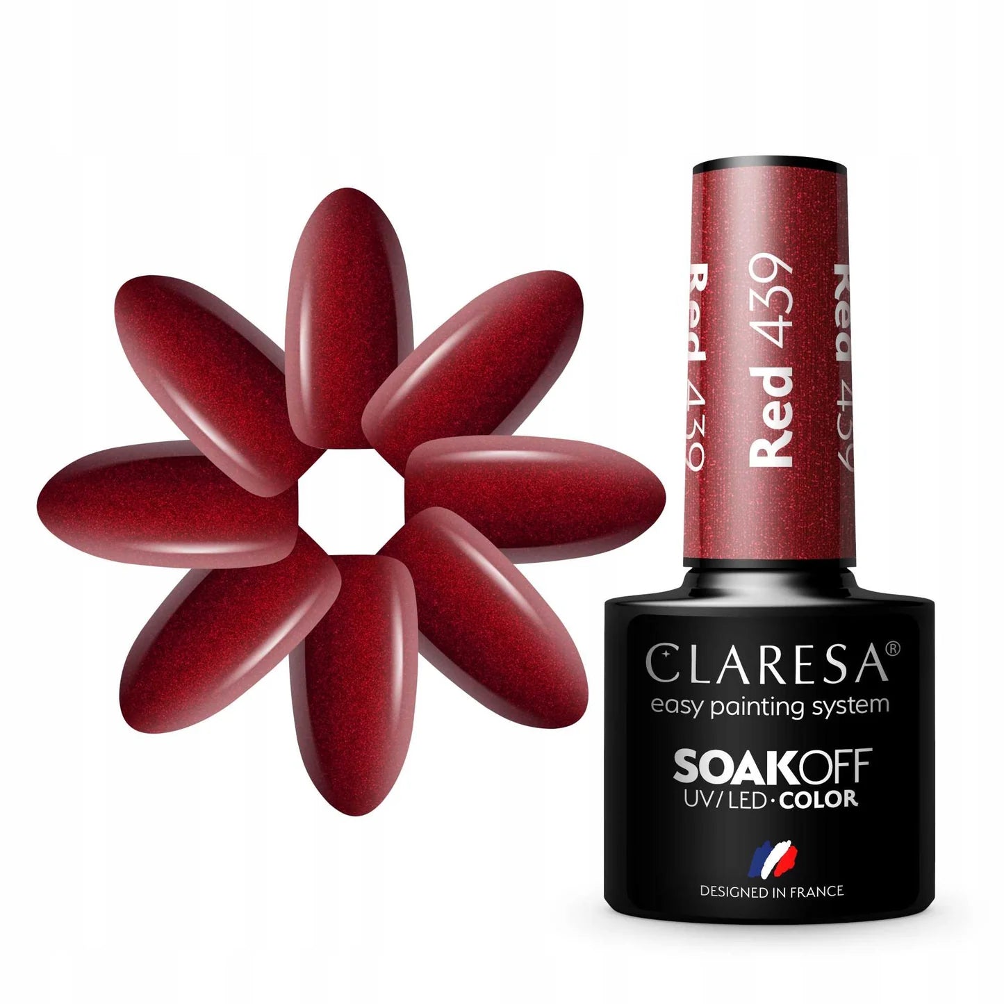 Claresa RED 439 Gel Polish 5 ml