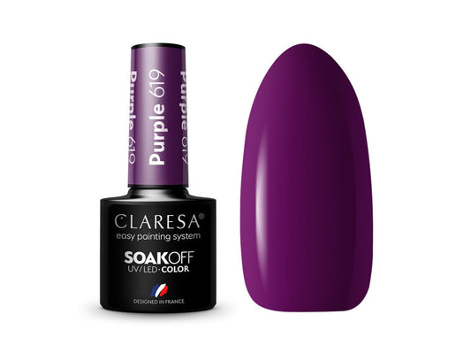 Claresa PURPLE 619 Gel Polish 5 ml