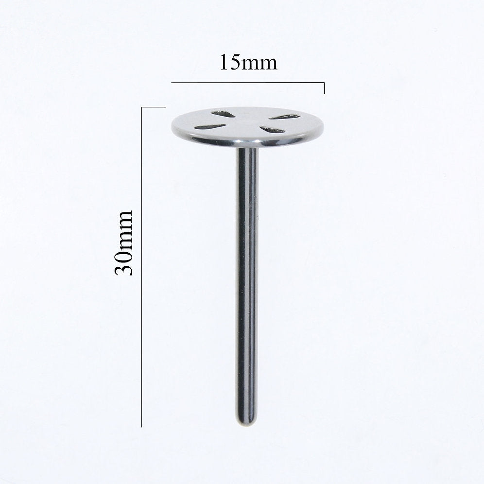 Disc pedicure set pin disc + overlays interchangeable discs S 15 mm