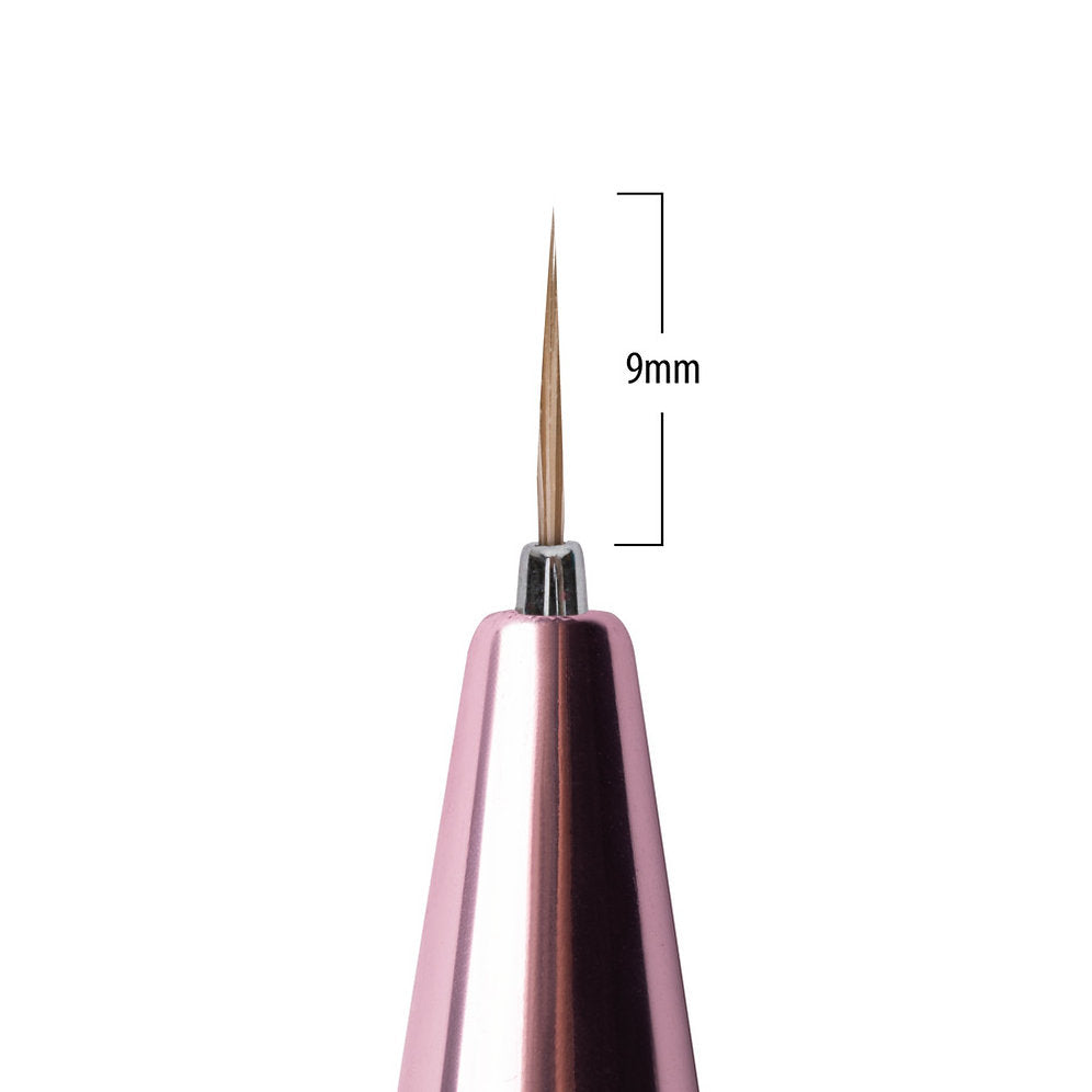 Automatic Liner Medium Pro Art Rose Gold Molly Nails 9mm Brush
