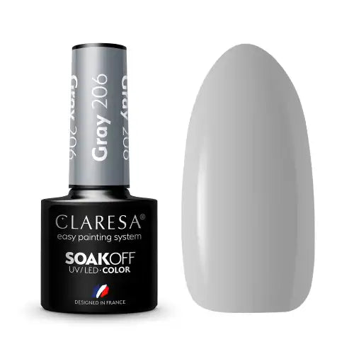 Claresa GRAY 206 Gel Polish 5 ml