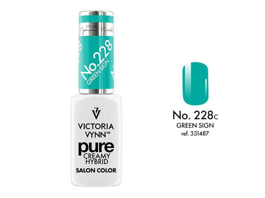 VICTORIA VYNN Pure Hybrid No.228 Green Sign- 8ml