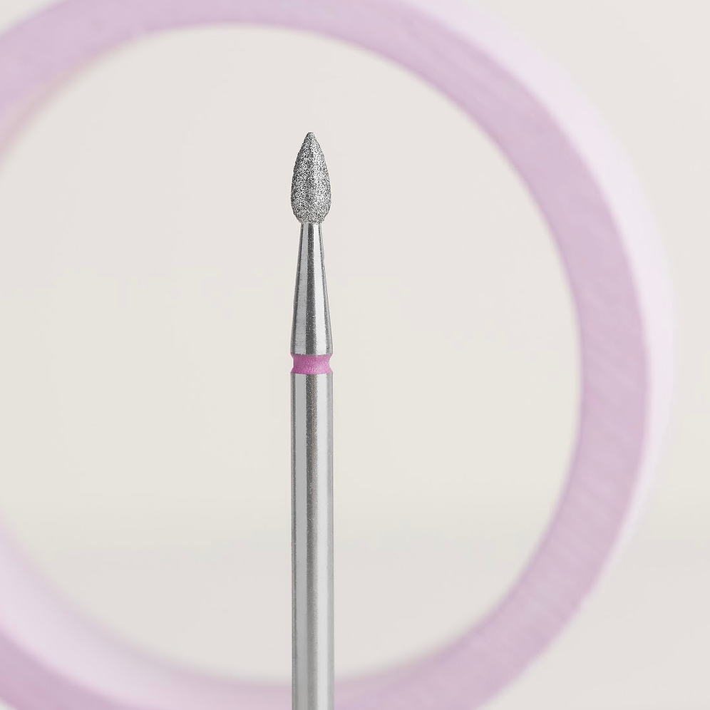 STALEKS Diamond nail drill bit “Drop” red