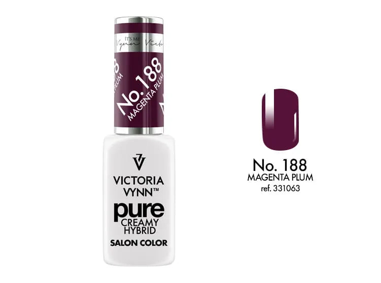 VICTORIA VYNN Pure Hybrid No.188 Magenta Plum- 8ml