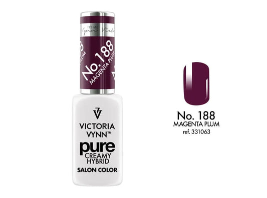 VICTORIA VYNN Pure Hybrid No.188 Magenta Plum- 8ml