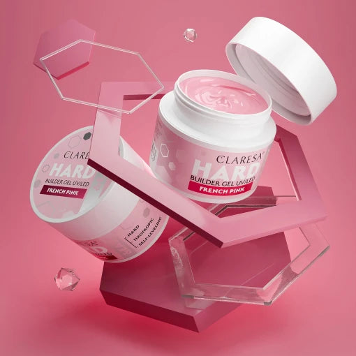 Claresa HARD&EASY Builder Gel FRENCH PINK 45g