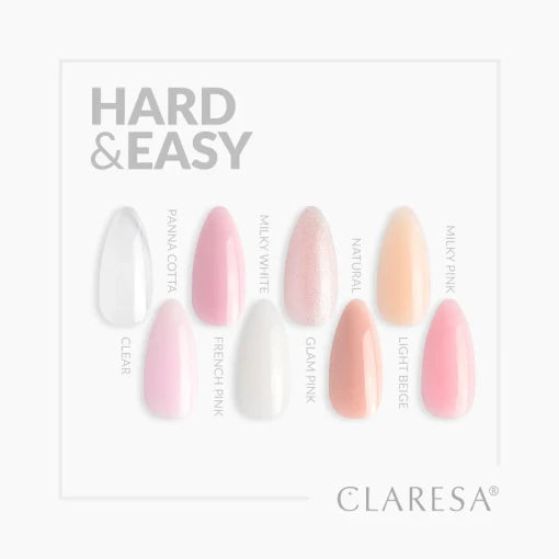 Claresa HARD&EASY Builder Gel LIGHT BEIGE 45g