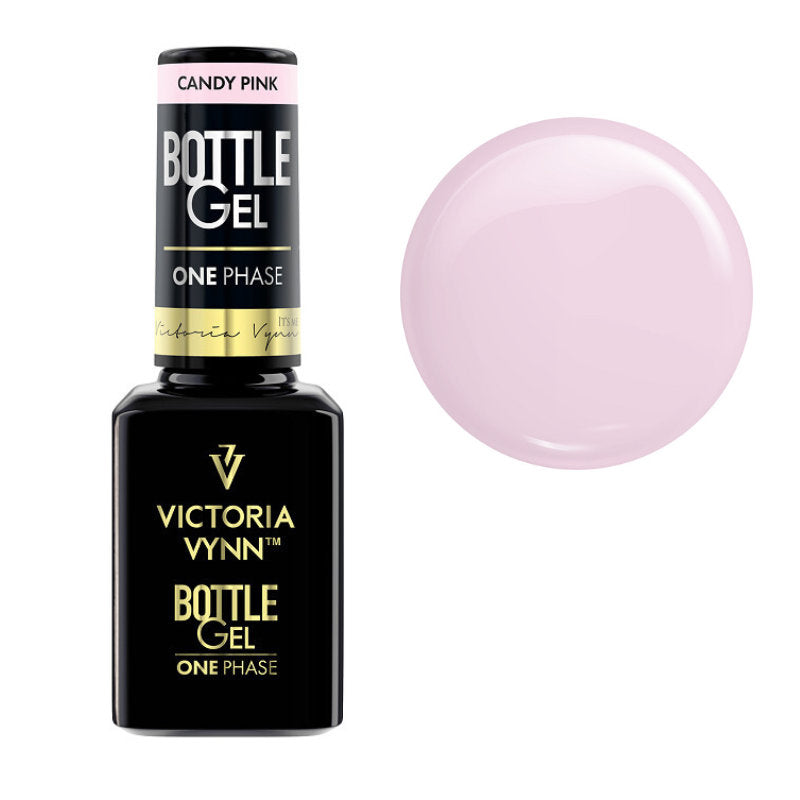 Bottle Gel One Phase Candy Pink 15 ml VICTORIA VYNN
