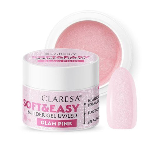 Claresa SOFT&EASY Builder Gel GLAM PINK 90g