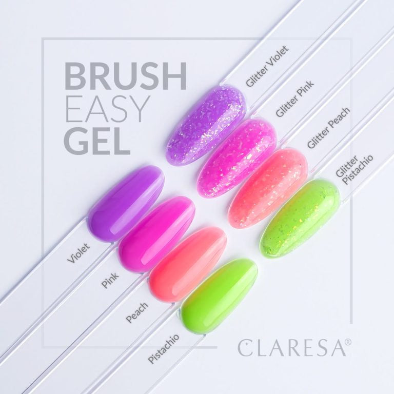 Claresa BRUSH EASY GEL (Gel in a Bottle) PEACH 5g (Limited Edition)