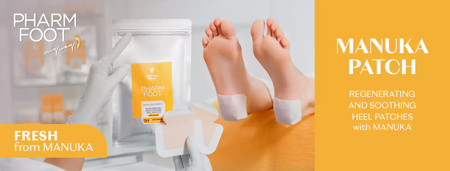 MANUKA PATCH REGENERATING AND SOOTHING HEEL PATCHES with manuka
