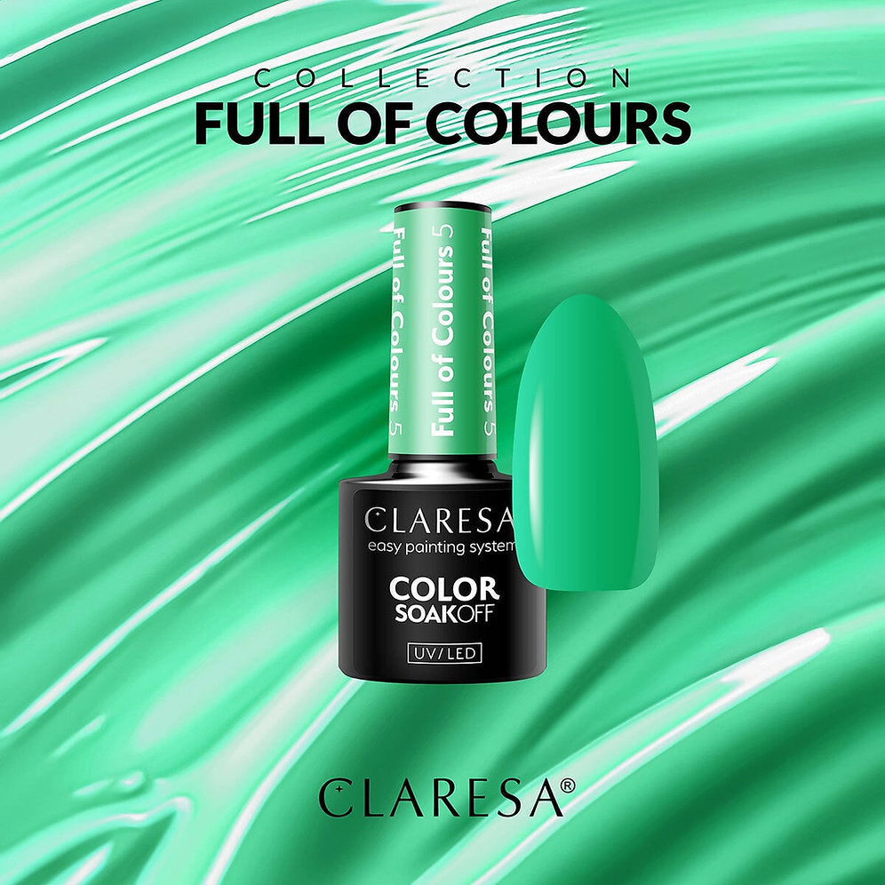 Claresa FULL OF COLOURS 5 Gel Nail Polish 5 g
