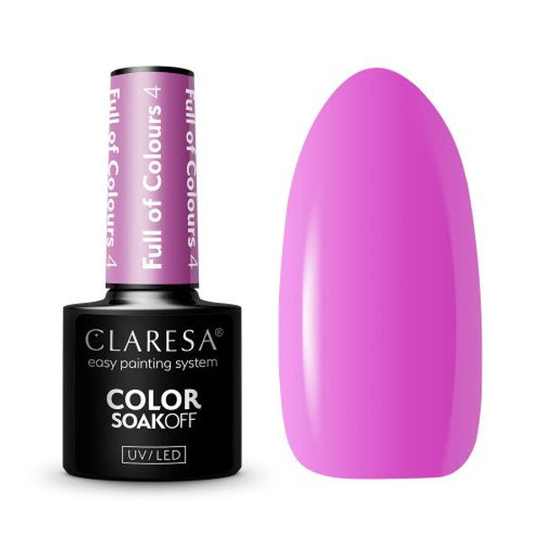 Claresa FULL OF COLOURS 4 Gel Nail Polish 5 g