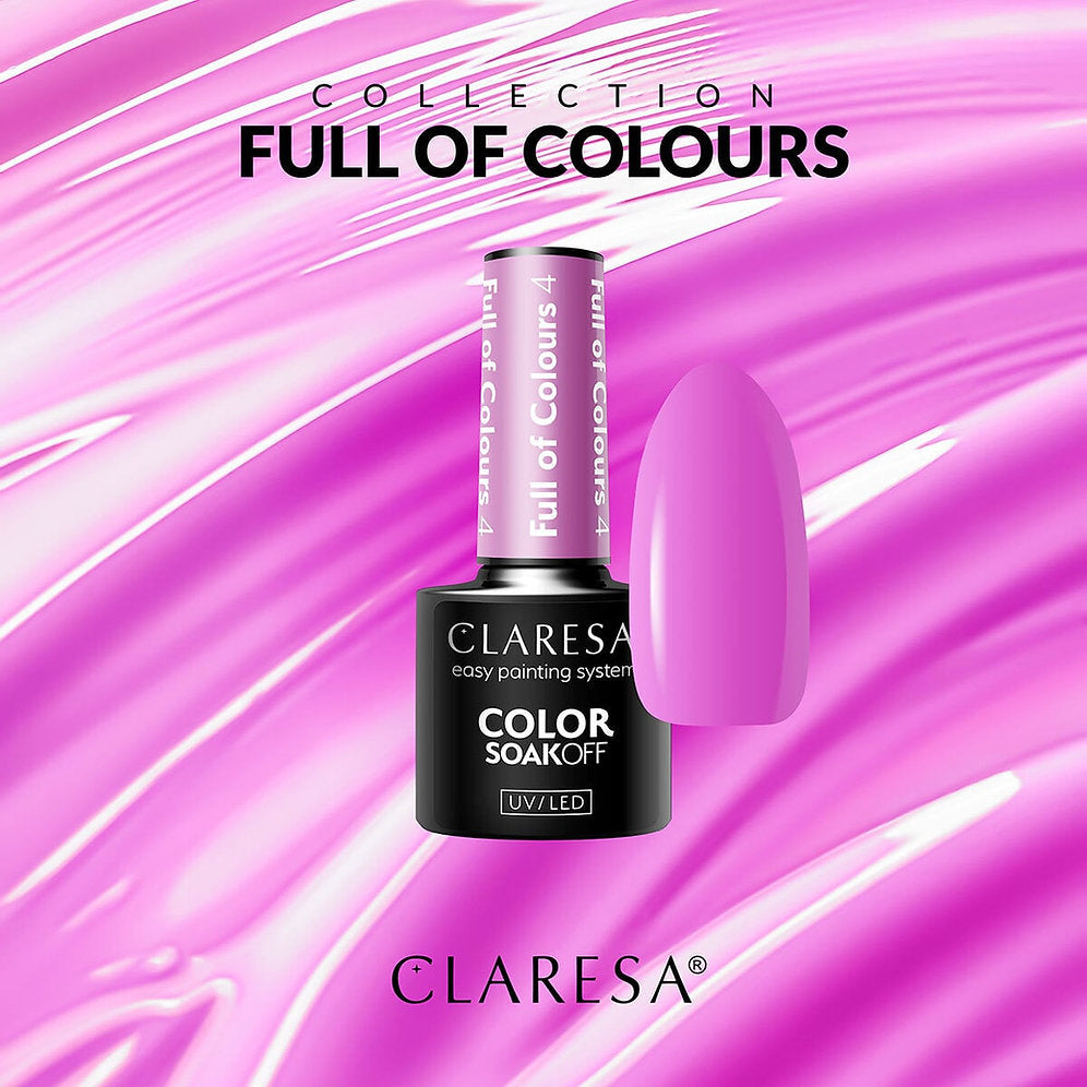 Claresa FULL OF COLOURS 4 Gel Nail Polish 5 g
