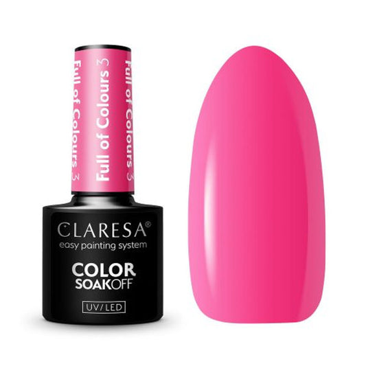 Claresa FULL OF COLOURS 3 Gel Nail Polish 5 g