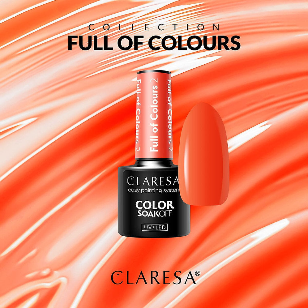 Claresa FULL OF COLOURS 2 Gel Nail Polish 5 g