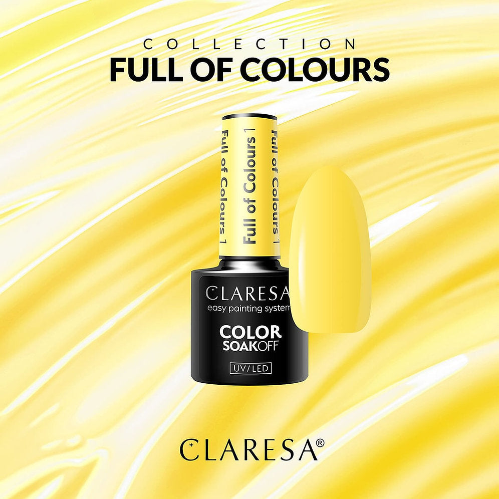 Claresa FULL OF COLOURS 1 Gel Nail Polish 5 g