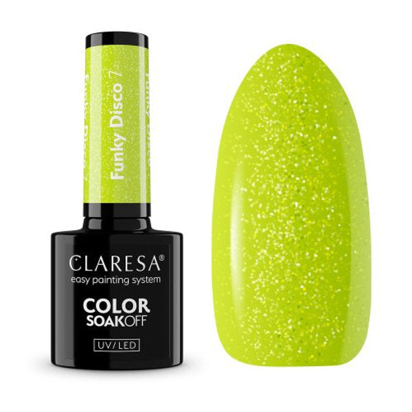 Claresa FUNKY DISCO 7 Gel Nail Polish 5 g (Limited Collection)