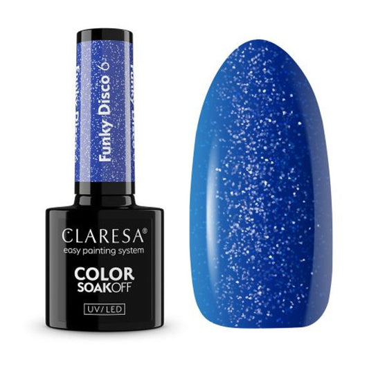 Claresa FUNKY DISCO 6 Gel Nail Polish 5 g (Limited Collection)