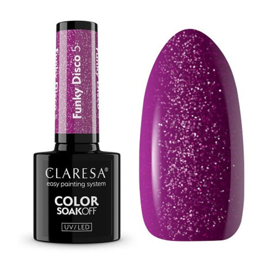 Claresa FUNKY DISCO 5 Gel Nail Polish 5 g (Limited Collection)
