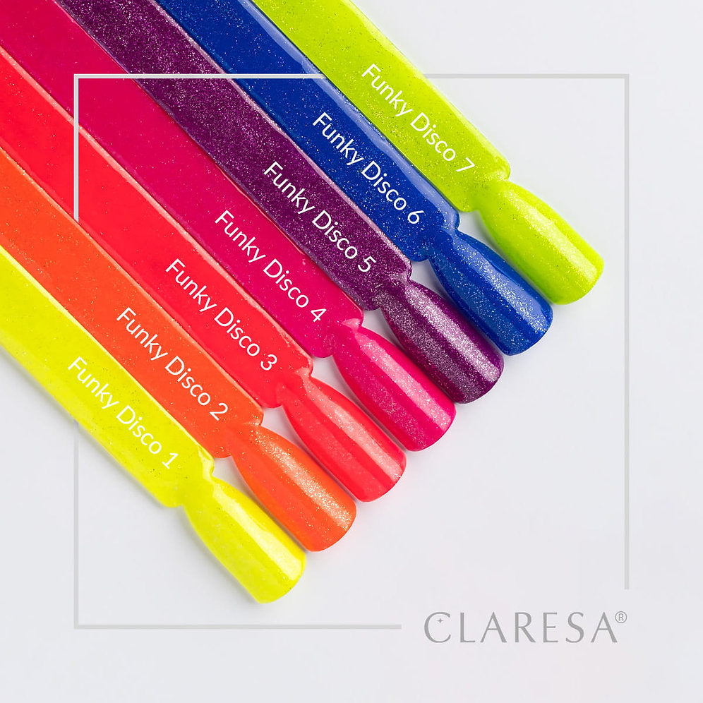 Claresa FUNKY DISCO 5 Gel Nail Polish 5 g (Limited Collection)