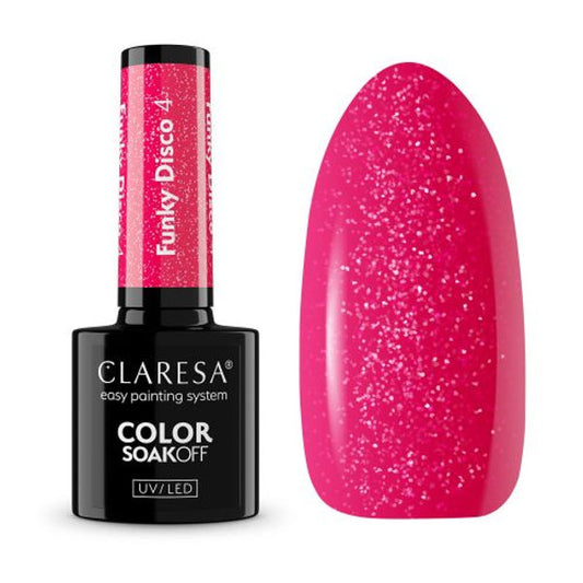 Claresa FUNKY DISCO 4 Gel Nail Polish 5 g (Limited Collection)