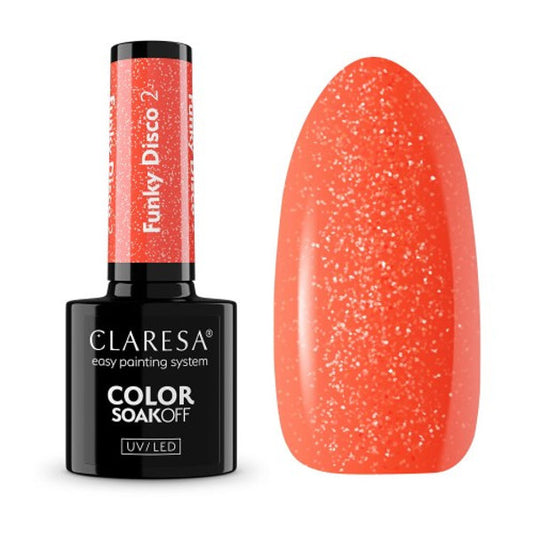 Claresa FUNKY DISCO 2 Gel Nail Polish 5 g (Limited Collection)