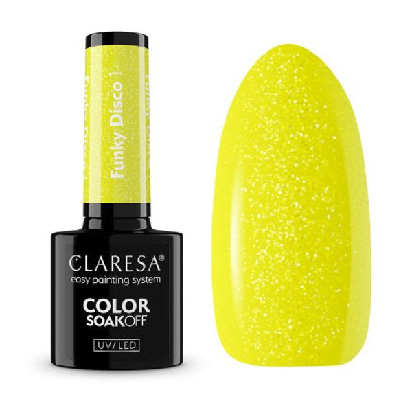 Claresa FUNKY DISCO 1 Gel Nail Polish 5 g (Limited Collection)