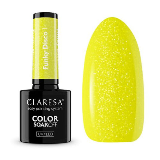 Claresa FUNKY DISCO 1 Gel Nail Polish 5 g (Limited Collection)