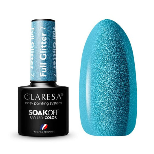 Claresa FULL GLITTER 7 Gel Polish 5 ml