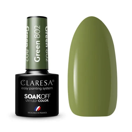 Claresa GREEN 802 Gel Polish 5 ml