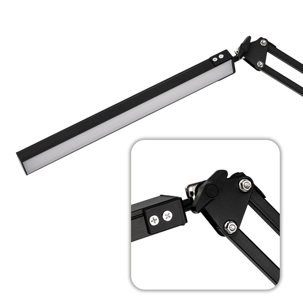 Cosmetic desk lamp for manicure 12W Black