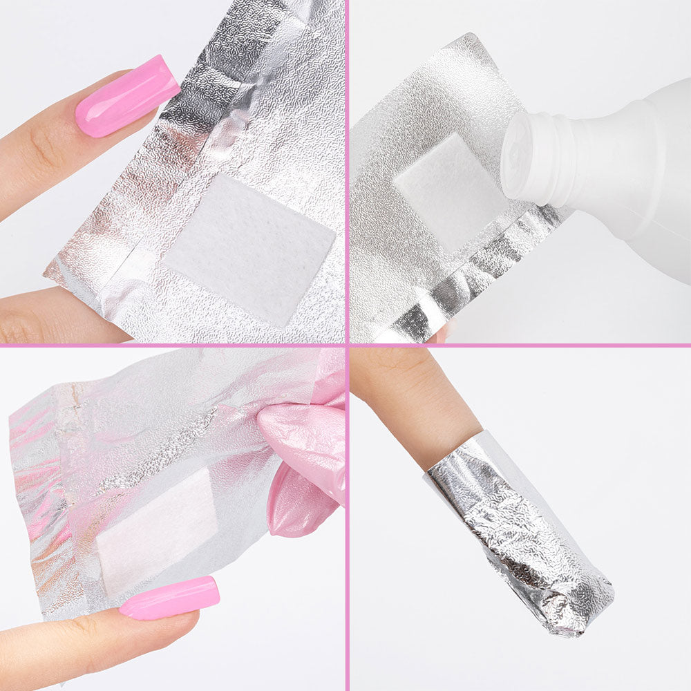 AlleLac gel polish removal foil wraps, 100 pcs