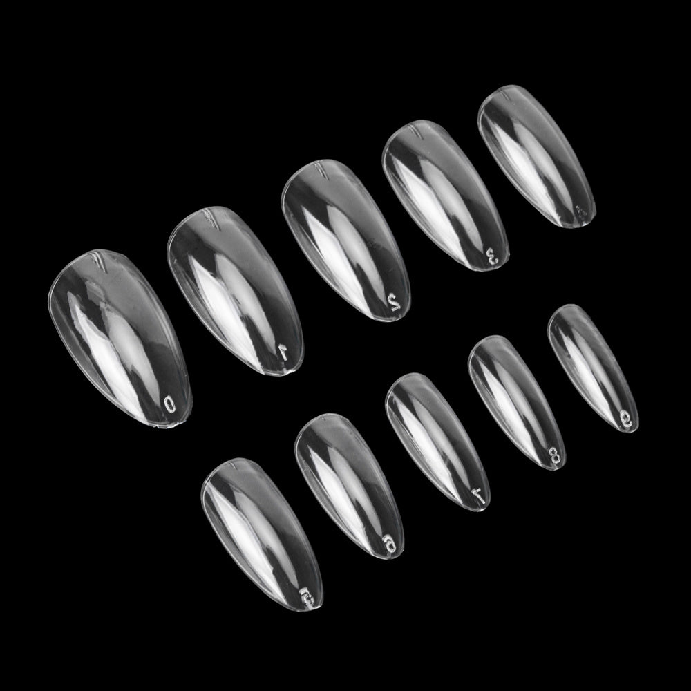 Nail Tips Premium Short Almond tips for quick nail extensions 100 pcs
