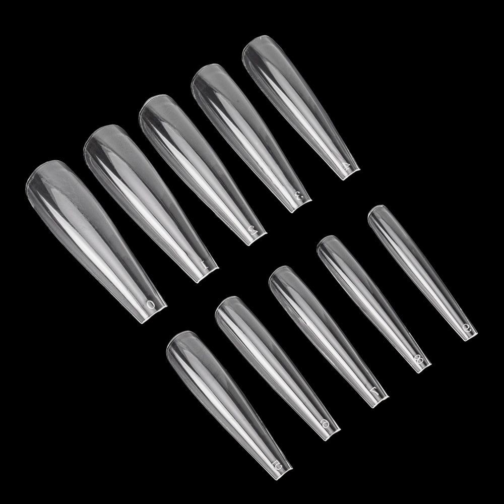 Nail Tips Premium Ballerina Slim tips for quick nail extensions 100 pcs
