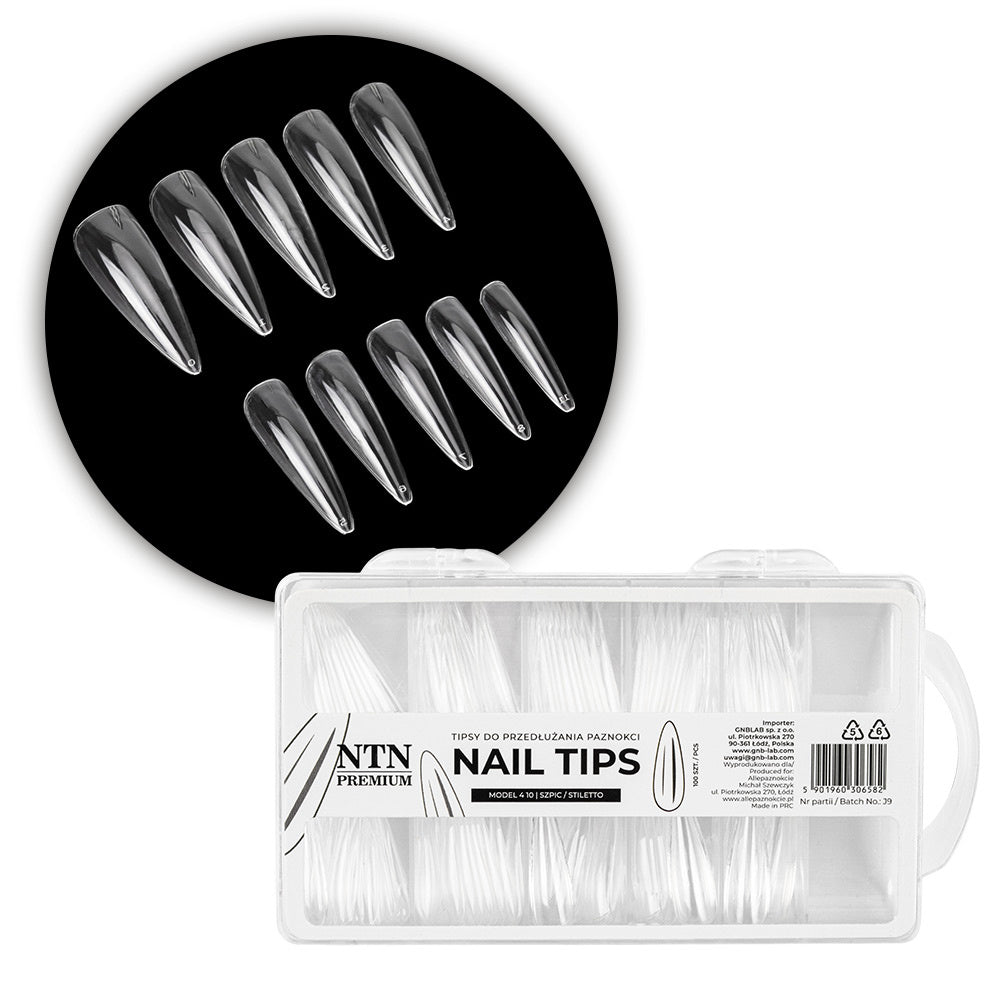 Nail Tips Premium Almond tips for quick nail extensions 100 pcs