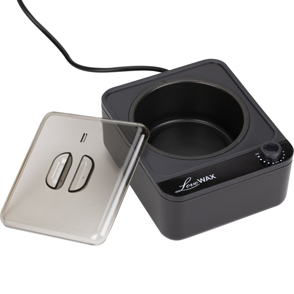 Wax heater for cans with Teflon insert LoveWax black 500 ml