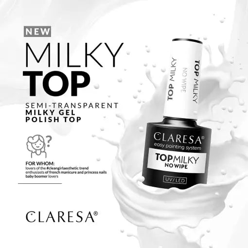 CLARESA TOP MILKY No Wipe 5g