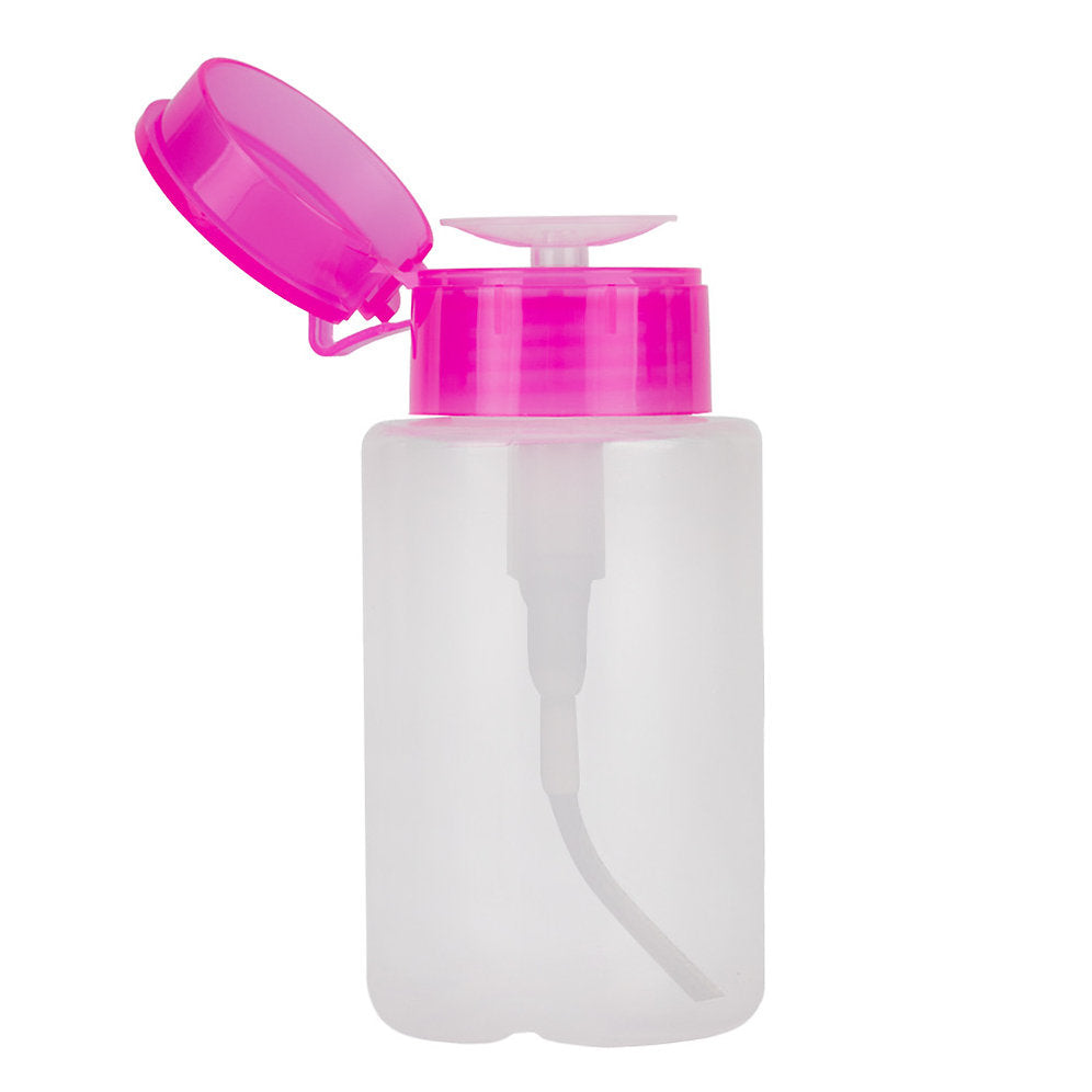 Pump dispenser for liquids pink 150 ml