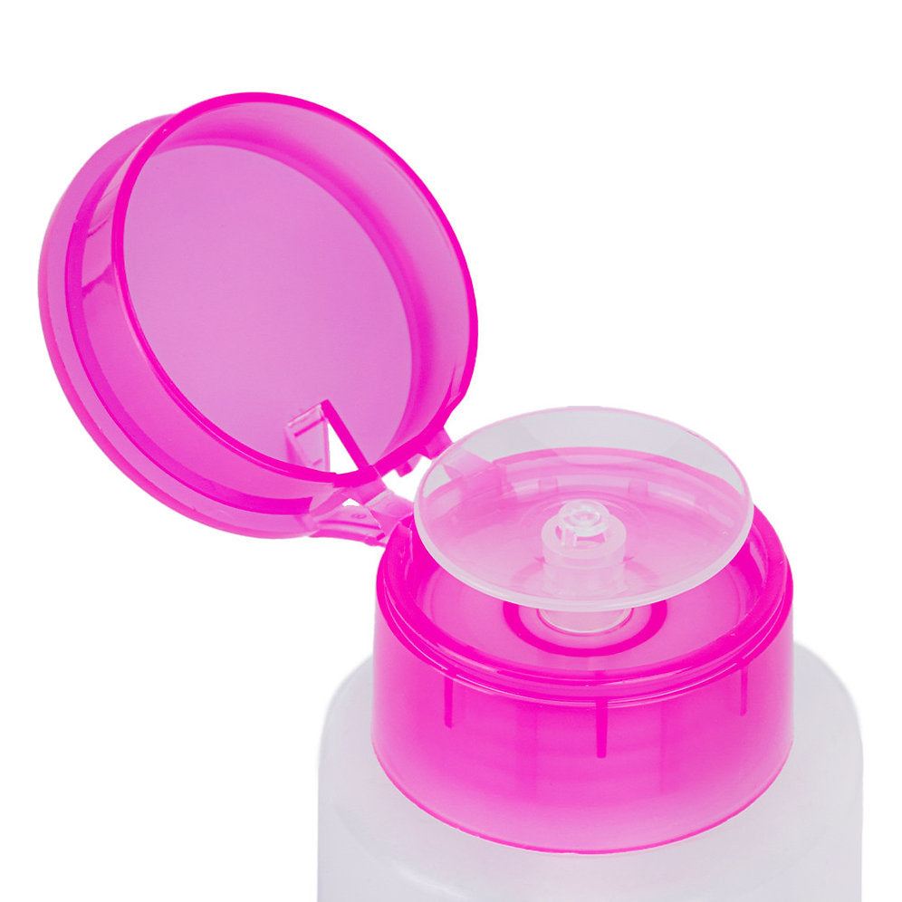 Pump dispenser for liquids pink 150 ml