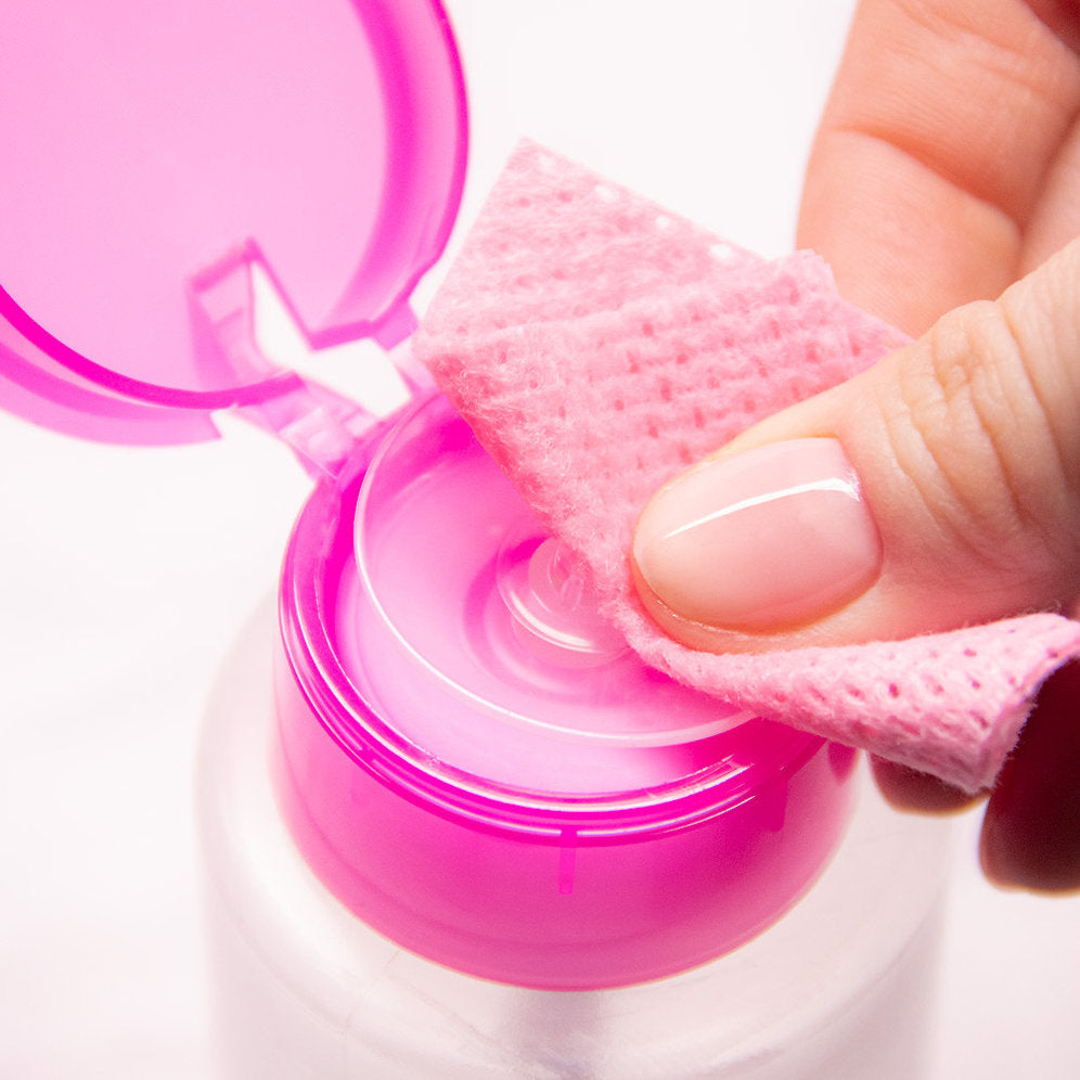 Pump dispenser for liquids pink 150 ml