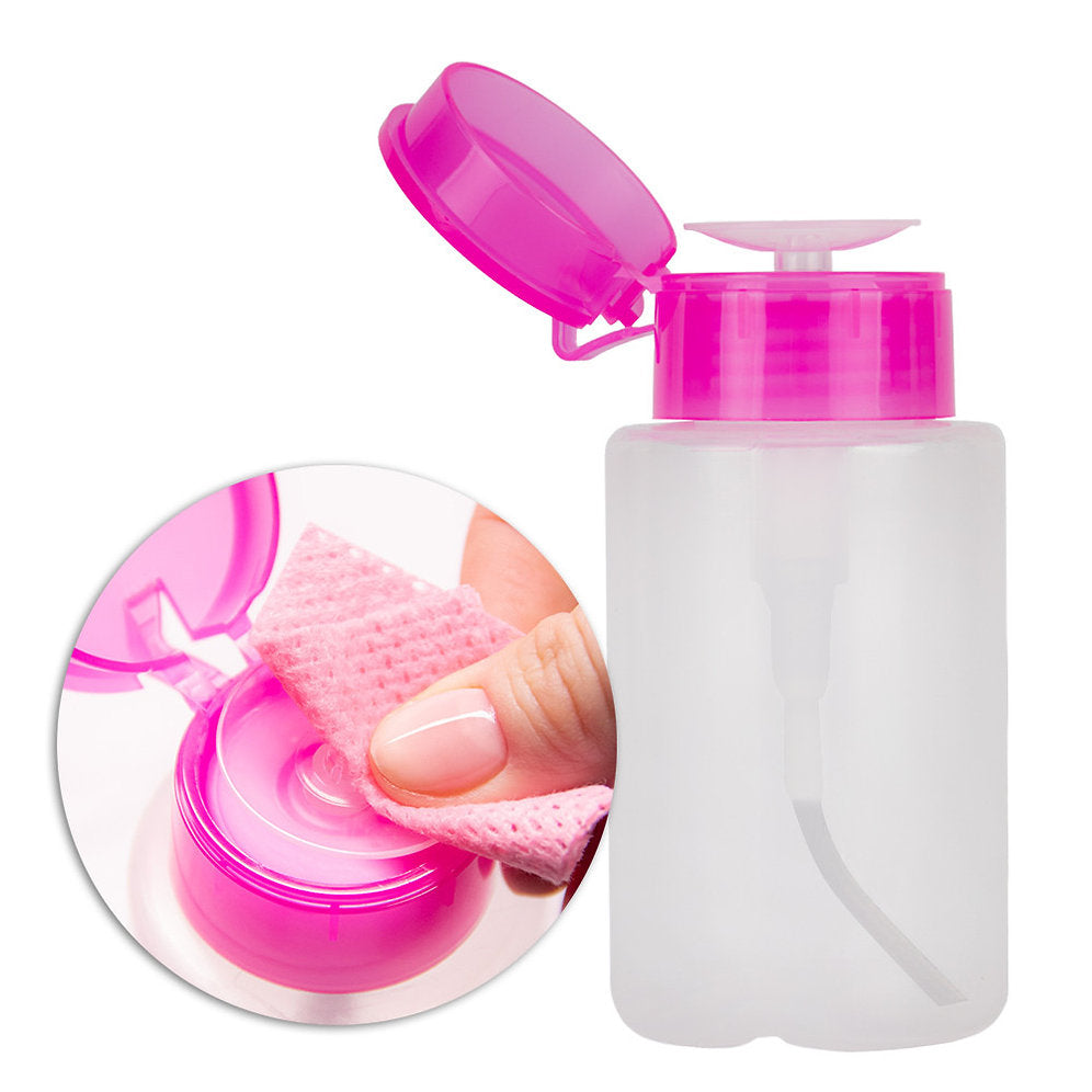 Pump dispenser for liquids pink 150 ml