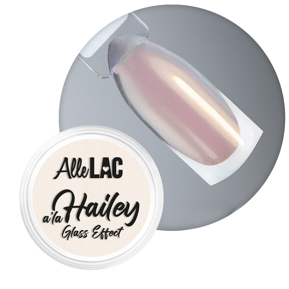 Nail dust A la Hailey glass effect AlleLac